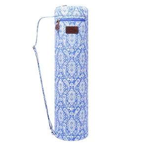 Fremous Yoga Mat Bag,Full-Zip Exercise Yoga Mat Carry Bag for Women and Men – Double Storage Pocket,Easy Access Zipper, Adjustable Shoulder Strap and Handle,Fits Most Mats(FM42)