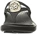 crocs Women's Sanrah Circle Sandal, Black/Graphite, 8 B(M) US