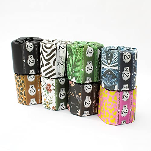 No. 2 Bamboo Toilet Paper, 8 Rolls per Carton, Septic Safe, Strong