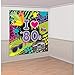 amscan 80's Party Scene Setters Wall Decorating Kit, 65