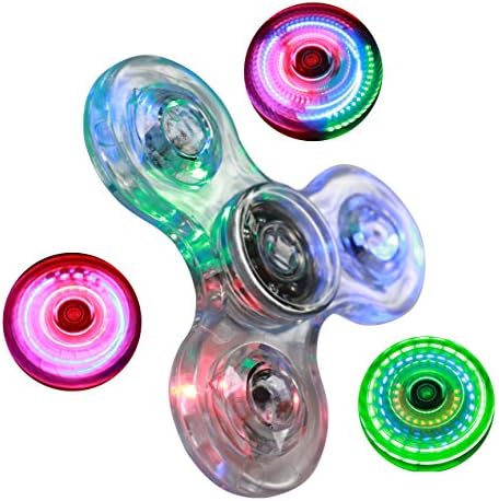 Me So Funny Fidget Spinner, "The Coolest Fidget Spinner" with 18 Patterns LED Lights, Anti Stress Hand LED Spinners, Finger FIgit Spinner Toys