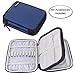 Damero Crochet Hook Organizer Zipper Bag with Web Pockets for Various Crochet Needles and Knitting Accessories, Well Made and Easy to Carry