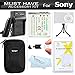 Must Have Accessory Kit For Sony Cyber-shot DSC-W800, W800/B, W800/S, DSC-W830, DSCW830/B, DSCW830 DSCWX220/B Digital Camera Includes Replacement (1300maH) NP-BN1 Battery + Ac/Dc Charger + Case + More