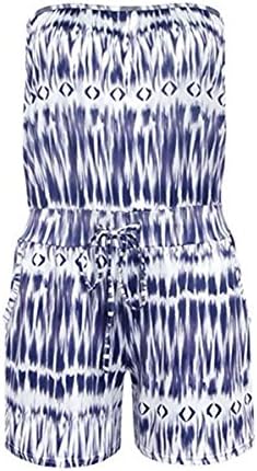 Loveparadise Women's Sleeveless Casual Short Rompers Jumpsuit Elastic Waist Beach Playsuit