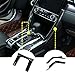 wroadavee ABS Carbon Fiber Style Center Console Gear Box Cover Trim 3pcs for Honda Civic 2016-2019