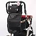 Lucear Baby Stroller Organizer Diaper Bag, Dual Cup Holders, Front Zippered Phone Pouch, Back Big Mesh Diaper Pocket, Best Baby Stroller Accessory Gift