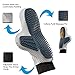 DakPets Pet Grooming Glove: Gentle Deshedding Brush Glove - Efficient Pet Hair Remover Mitt - Massage Tool - for Dogs and Cats with Long and Short Fur