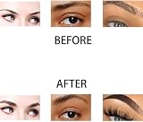 BINBXOQ 8 Sheets 6D Hair-Like Eyebrow Tattoo Transfers 76 Pairs Light Brown view 3