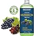First Botany Cosmeceuticals 100% Pure Chilean GrapeSeed Oil 16 fl. oz - The Best Emollient for Softer Skin, Beautiful Hair & Health