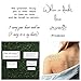 Tattify Romantic Quote Temporary Tattoos - Words of paradise (Set of 10 Tattoos - 2 of each Style) - Individual Styles Available - Fashionable Temporary Tattoos