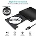 External CD Drive, USB 3.0 Ultra-Slim External DVD Drive, CD/DVD-RW Drive DVD/CD Rom Rewriter Burner Writer, High Speed Data Transfer for Laptop Desktops Win 7, 8, 10, Mac OS and Linux OS