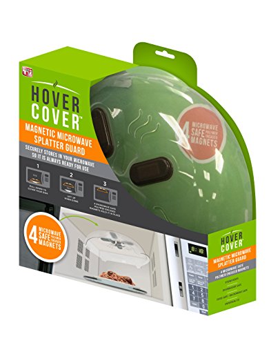 Hover Cover - Magnetic Microwave Splatter Lid With Steam Vents - As Seen On TV