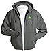 John Deere Thermal Lined Charcoal Full Zip Hoodie