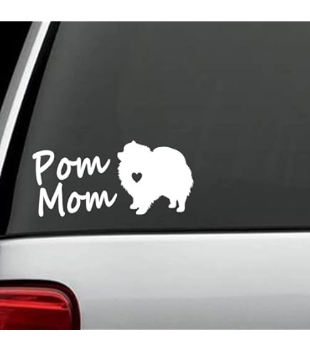 I Heart My Pomeranian Dog Breed Decal – North 49 Decals