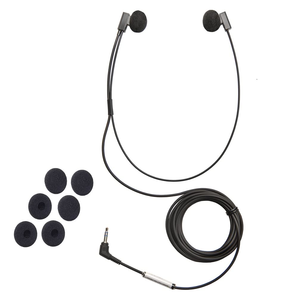 Spectra SP-PC 3.5 mm PC Stereo Transcription Headset with Extra 3 Pairs of Ear Cushions
