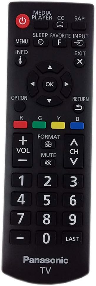 New Genuine Panasonic N2QAYB000820 Viera TV Remote Control/Compatible Edition for Many Panasonic Remote Controls
