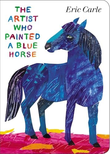 洋書 Er29 the artist who painted a blue horse Amazon.com: The Artist Who Painted a Blue Horse: 9780399257131