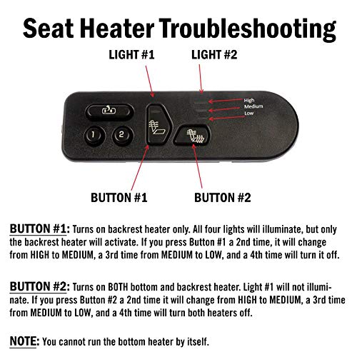 The Seat Shop Driver or Passenger Top Replacement Heater Heating Element (Compatible with 2003-2006  - //coolthings.us