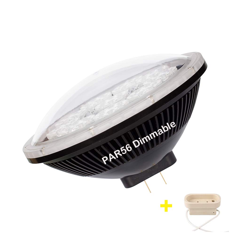Photo 1 of AIPLAMP Par56 LED Bulb Dimmable Soft Warm White Spot Light 2700K-3000K 24°Beam Angle 120V MFL GX16D Base,36W Replace 300W 500W Halogen Light or Incandescent Light Bulb for Church Club Lighting