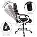 Ergonomic Office Chair, Becozier Mesh Desk Task Chair with Lumbar Support and Super-Thick Mesh Seat-Cushion, Adjustable Head & 3D Flip-up Arms, Swivel Task Chair for Office Conference Room