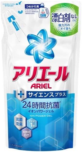 Amazon アリエール イオンパワージェル サイエンスプラス つめかえ用 850g 12個 アリエール 液体洗剤