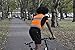 247 Viz Running Reflective Vest with Inside Pocket and 2 Bands, High Visibility Reflective Running Gear Safety Vest Straps for Men Women Kids for Night Running Walking Cycling Orange