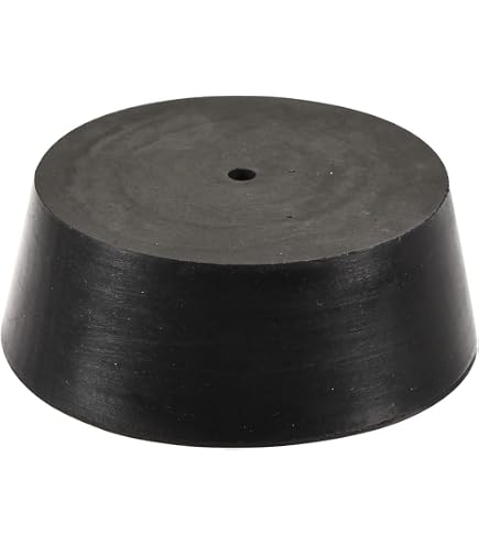 Lot De 5 Bouchons Coniques En Caoutchouc 33 X 25 X 28 Mm - Pour Tubes à Essai, Bouteilles Et Tuyaux