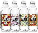 Polar Natural Seltzer 12 x 1Liter (33.8 Fl oz) - Summer Variety - (Mango Cherry Bliss, Raspberry Rose, Blueberry Tangerine, Nectarine Lemon)