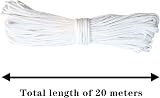 jeufun 20M White Braided Blind Cord 2.0mm Nylon Picture Hanging Cord view 2