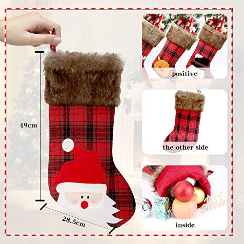 Aitsite Christmas Stockings, 4 Pack 18\