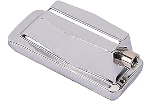 EXCEART 5 pcs Single End Drum Lugs Silver Metal Rectangle Drum Lug Metal Replacement Parts Accessories for Percussion (Silver)