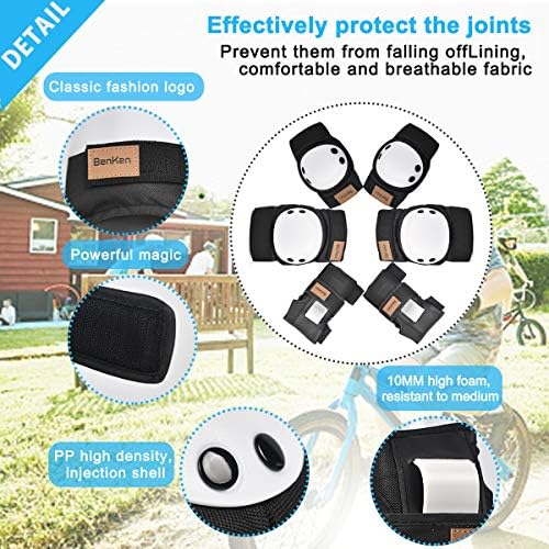 Black elbow, knee, and wrist pads by Excessive Gear priced at $33.99.