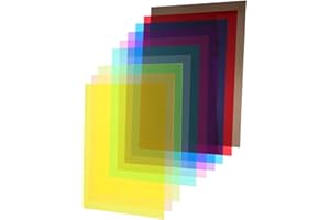 Alipis Colored Cellophane Wrap 10Pcs A4 Sheets for Treats Wrapping and Creative Projects