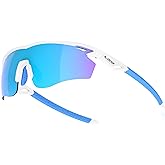 AJBAY Polarized Sports Sunglasses for Men Women,Wrap Around Sun Glasses for Running Cycling Baseball Fishing Golf Hiking