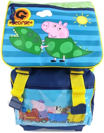 accademia 140952 school backpack trolley george peppa pig primino