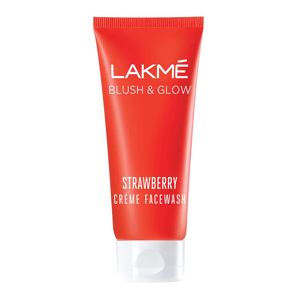 Lakme Strawberry Creme Face Wash, 100g