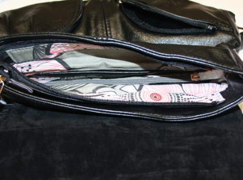 la terre fashion black backpack