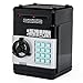 Ainypiggy-bank Code Electronic Money Bank Piggy Money Banks Coin Saving Banks ATM Safty Banks,black