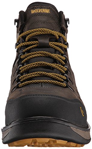Wolverine Men's Edge LX Nano Toe Work Boot, Taupe/Yellow, 10 W US