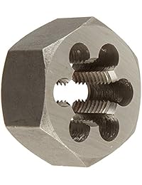 Terraja de roscar hexagonal DWT Drill America, de acero de carbono (N. º 4 a 40, 5 a 8 pulgadas, m1. 6 x .35; m50 x 1.5, estándar y mano izquierda), acabado sin revestimiento brillante, 1