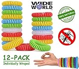 Mosquito Repellent Bracelets - [320Hrs of Protection] Natural Indoor and Outdoor Insect Repel for Adults and Babies - Pest Control Bug Repeller Band - Works for Man Woman Kid Children Teenager