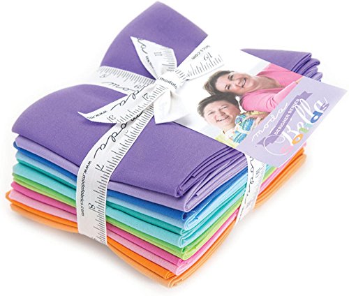 Me and My Sister Designs Bella Solids Designer Series 12 Fat Quarter Bundle Moda Fabrics 9900ABMMS
