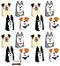 Puppy Dog 16 Pack Party Paper Loot Treat Candy Favor Bags with Attachments (Plus Party Planning Checklist by Mikes Super Store)