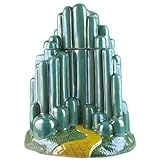 Westland Giftware Emerald City Ceramic Cookie Jar, Multicolor