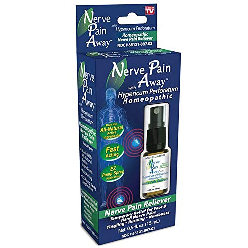 Nerve Pain Away Homeopathic Topical Spray for Pain Relief in Hands and