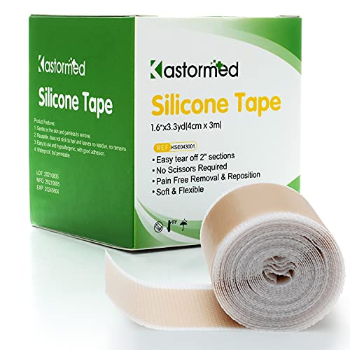 Silicone Tape for Scars, Soft Medical Tape Easy Removal for Keloid Bump