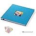 Self Adhesive Photo Album HoneyTolly Magnetic Scrapbook Album Length 11 x Width 10.6 (Inches) 40 Pages Linen Hardcover DIY Memory Anniversary Book with A Metallic Pen and DIY Accessories Kits (Blue)