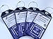 [4 Pack] Cruise Luggage Tag Holders for Carnival, NCL, Princess and MSC Cruise Ship Essentials. Luggage Tags for Suitcases.