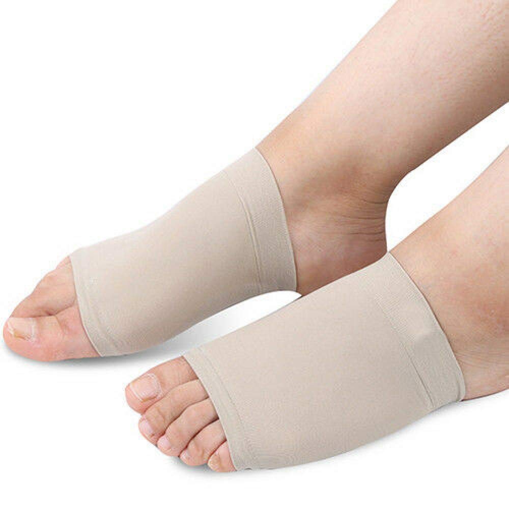 PEDIMEND Silicone Gel Plantar Fasciitis Foot Arch Support Sleeve (1PAIR) - Fallen Arches Support - Plantar Fasciitis Therapy Wrap - Relieves Foot Discomfort - Improve Blood Circulation - Foot Care