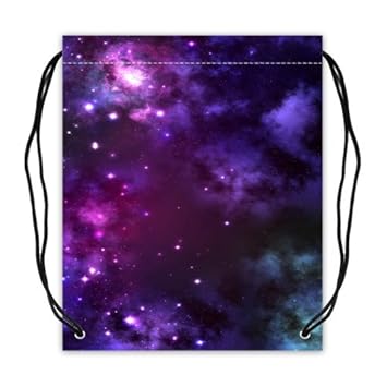 Galaxy espacio universo baloncesto bolsa cordón mochila saco Cinch ...
